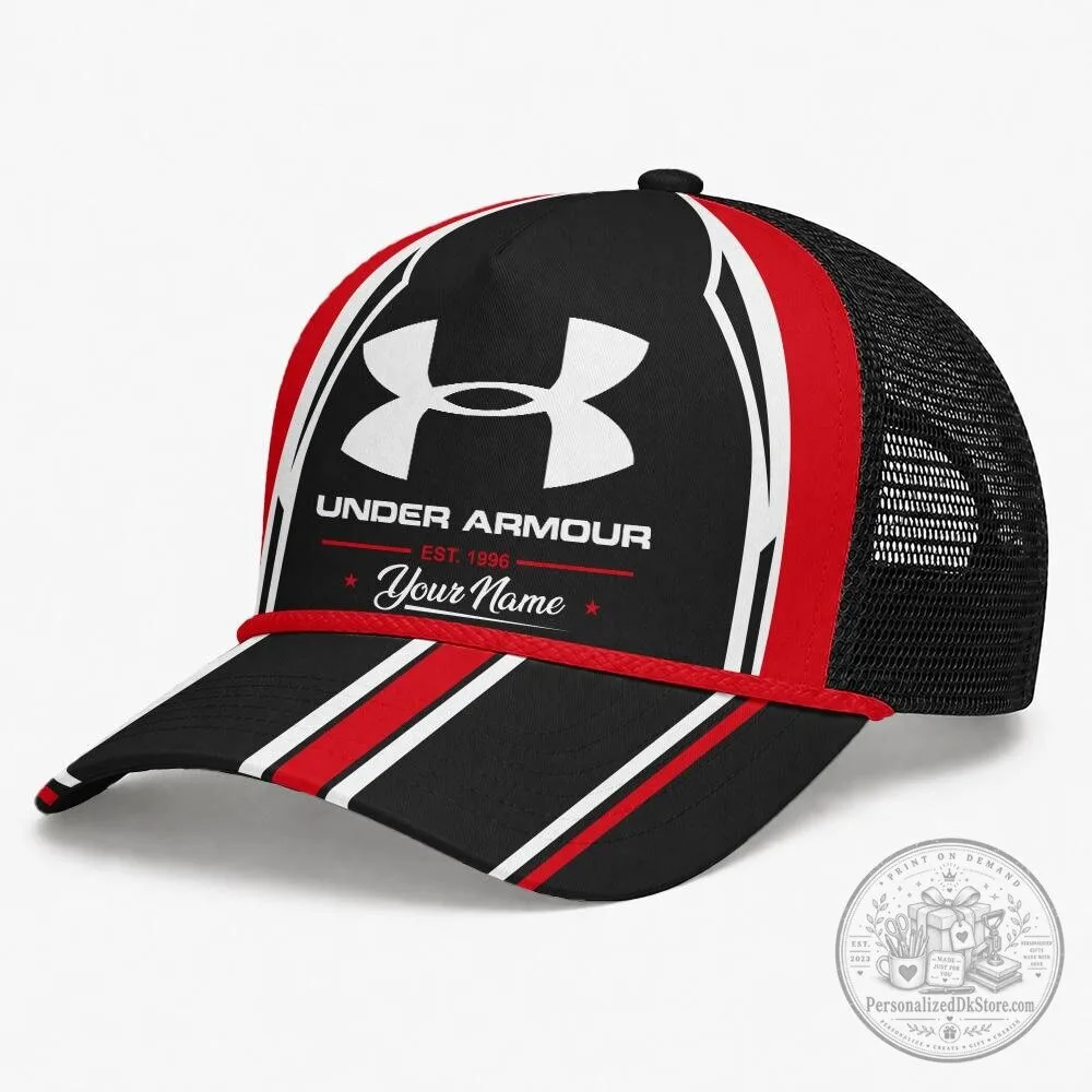 Under Armour Custom Name Orange and Black Trucker Cap and Neck Gaiter Set 21 Under Armour Custom Name Orange and Black Trucker Cap and Neck Gaiter Set