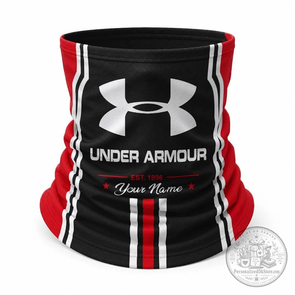 Under Armour Custom Name Orange and Black Trucker Cap and Neck Gaiter Set 27 Under Armour Custom Name Orange and Black Trucker Cap and Neck Gaiter Set