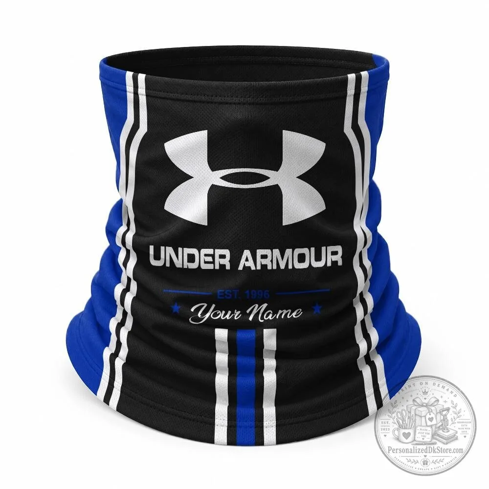 Under Armour Custom Name Orange and Black Trucker Cap and Neck Gaiter Set 28 Under Armour Custom Name Orange and Black Trucker Cap and Neck Gaiter Set