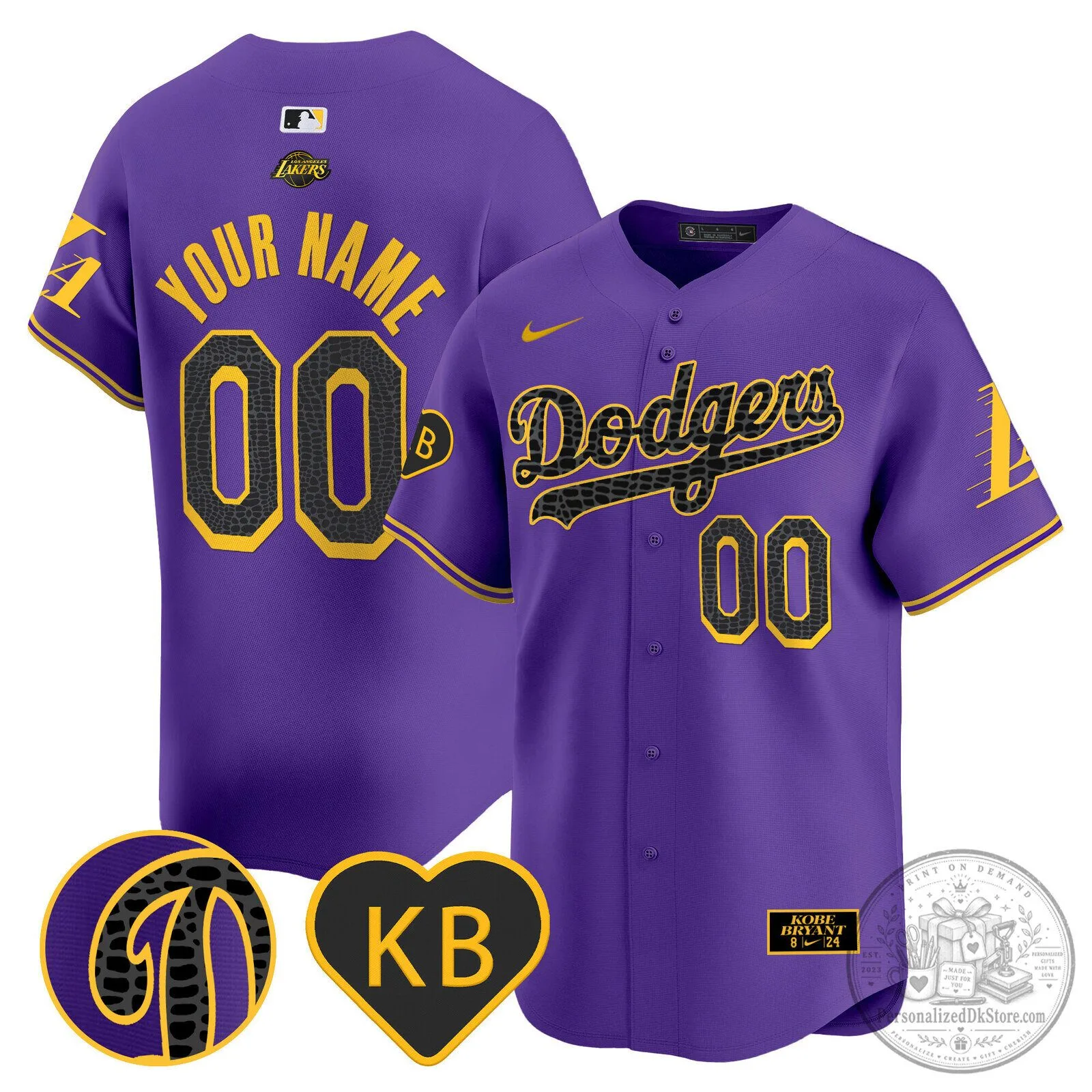 Los Angeles Dodgers Kobe Bryant Mamba Vapor Premier Limited Baseball Jersey 10 Los Angeles Dodgers Kobe Bryant Mamba Vapor Premier Limited Baseball Jersey