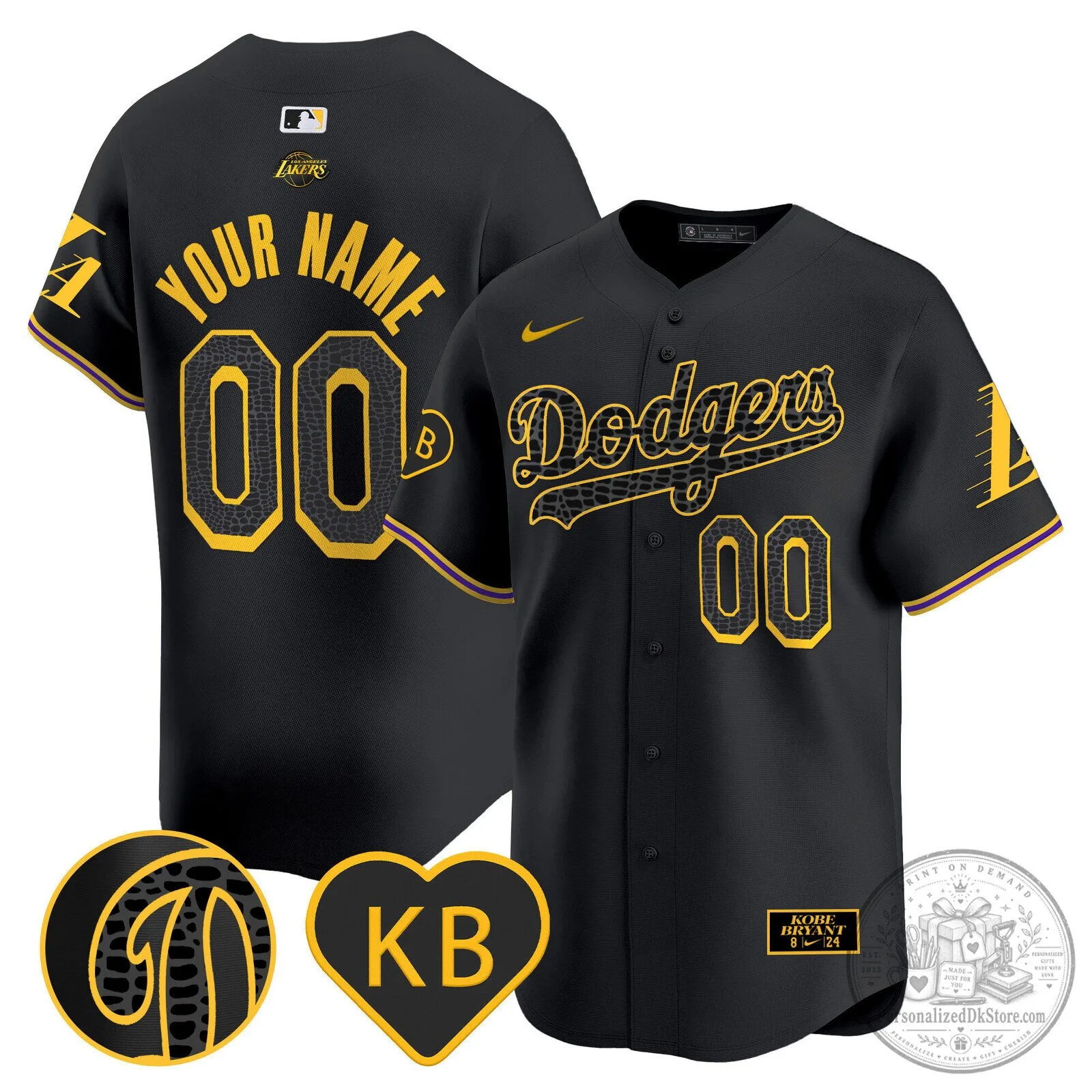 Los Angeles Dodgers Kobe Bryant Mamba Vapor Premier Limited Baseball Jersey 11 Los Angeles Dodgers Kobe Bryant Mamba Vapor Premier Limited Baseball Jersey
