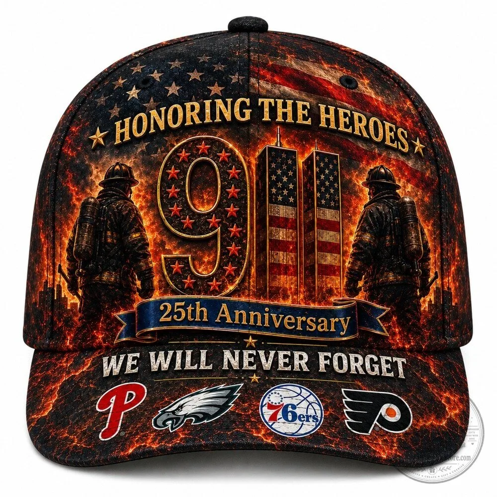 Honoring The Heroes 9/11 Firefighter Flame Tribute Classic Baseball Cap