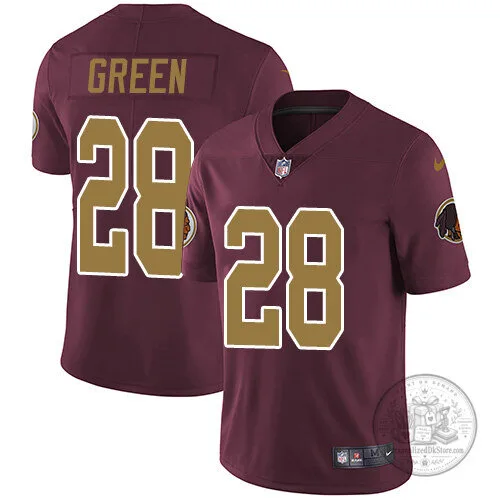Washington Redskins Darrell Green Number 28 Burgundy Football Jersey