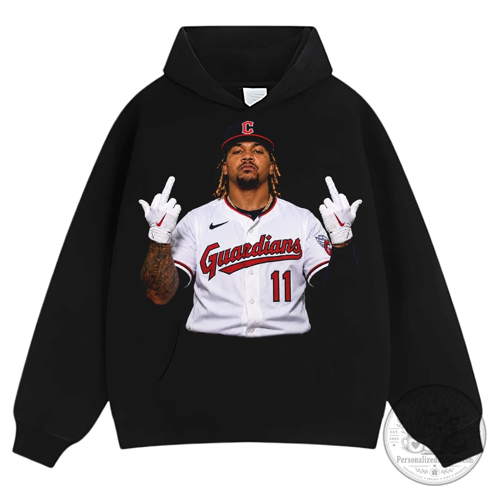 José Ramírez Cleveland Guardians Baseball Player Graphic Print Washed T-Shirt 15 José Ramírez Cleveland Guardians Baseball Player Graphic Print Washed T-Shirt