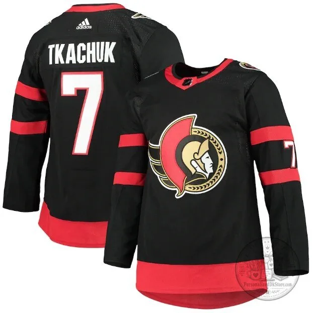 Brady Tkachuk Ottawa Senators Black Adidas Authentic Player Hockey Jersey 1 Brady Tkachuk Ottawa Senators Black Adidas Authentic Player Hockey Jersey