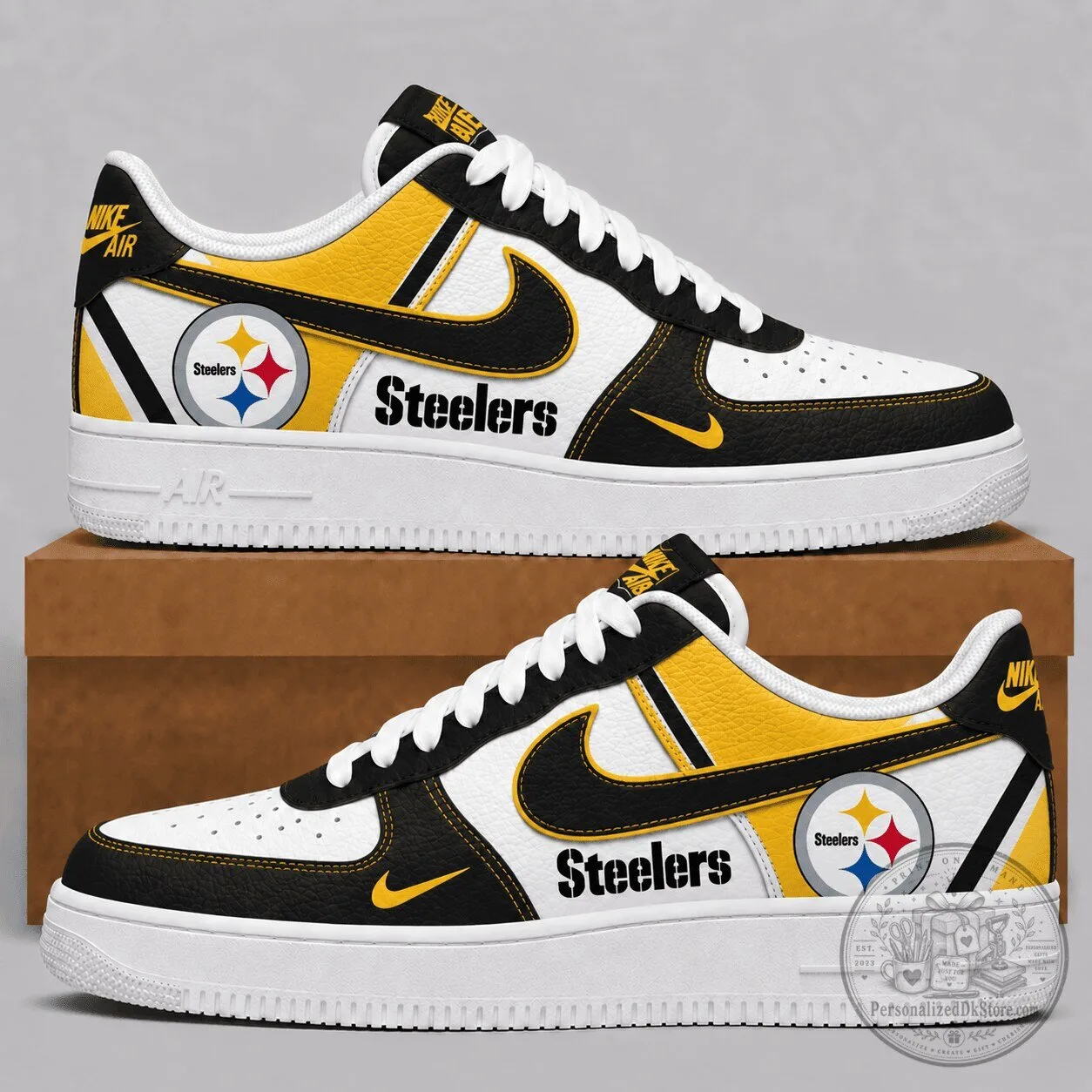 Pittsburgh Steelers National Football League Team Logo Sneakers